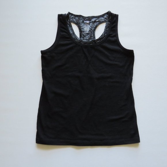 Danskin Now Black Gray Women’s Sleeveless Exercise Tank Top size L - Picture 4 of 7